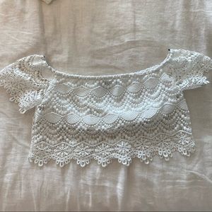 Cropped Crochet Top